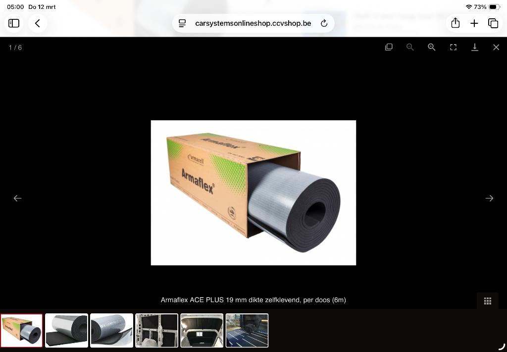 Armaflex, Ophalen, Nieuw