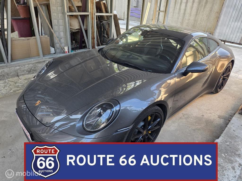 Porsche 911 Carrera | 2021 | Route 66 Auctions, Auto's, Gebruikt, Zwart, Bedrijf, Handgeschakeld