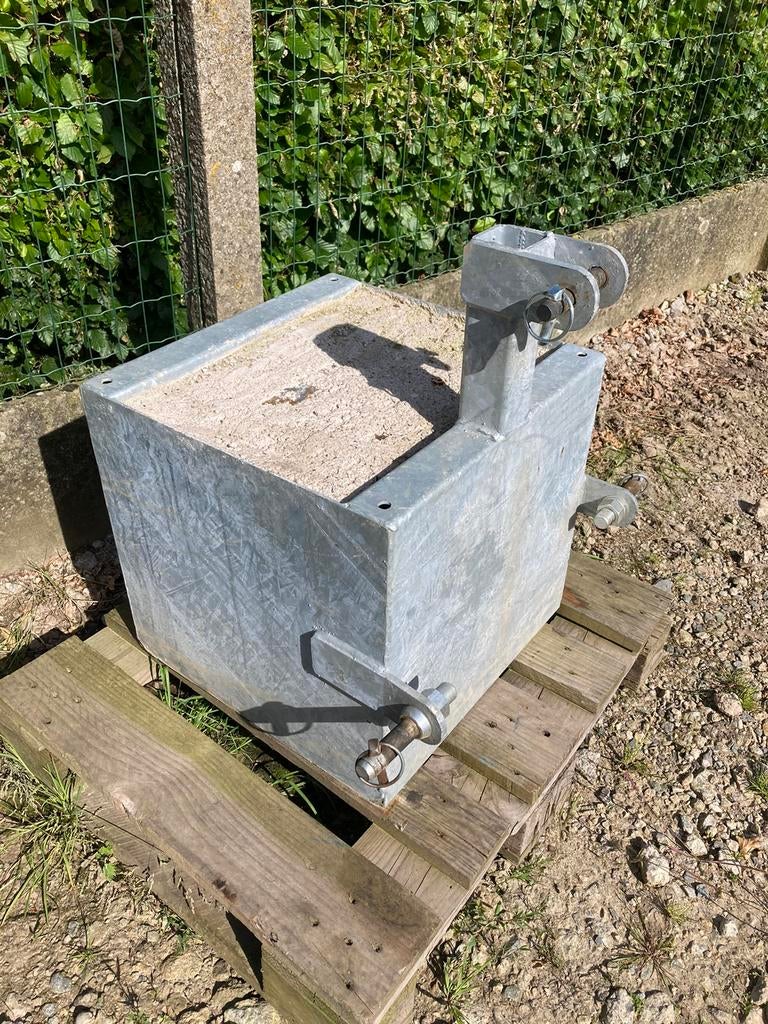 Gewichtblok gegalvaniseerd cat.1 voor minitractor, Ophalen of Verzenden