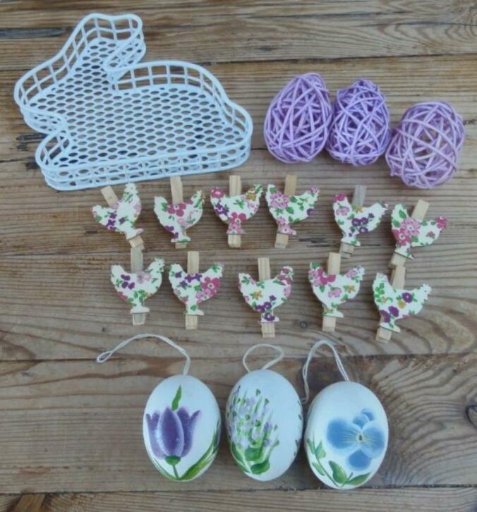 SALE Paas pakketje , paars / lila /  blauw, PASEN, Diversen, Pasen, Gebruikt, -, -, Ophalen of Verzenden