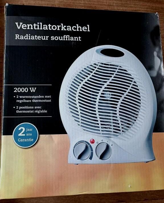 Elektrische verwarming met ventilator optie, Ophalen