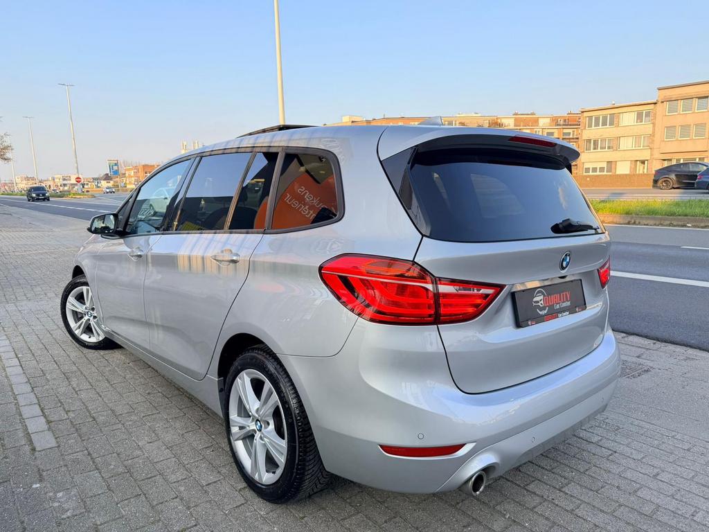 Bmw 218i GranTourer 2019 Automaat 7zitpl 122dkm Pano Xenon, Autos, BMW, Argent ou Gris, Achat, Euro 6, Entreprise