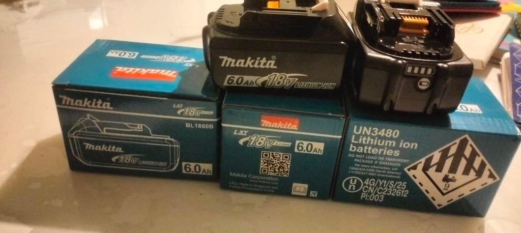 Lot 3   Makita 6ah, Bricolage & Construction, Outillage | Foreuses, Enlèvement ou Envoi