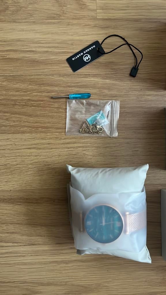 Nieuw Hannah Martin roségouden horloge, Handtassen en Accessoires, Ophalen, Nieuw, Polshorloge