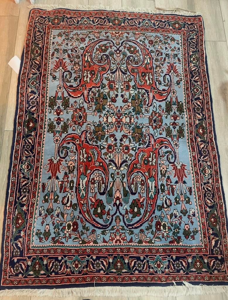 Perzisch tapijt, 100 à 150 cm, Enlèvement ou Envoi, Carré, Utilisé