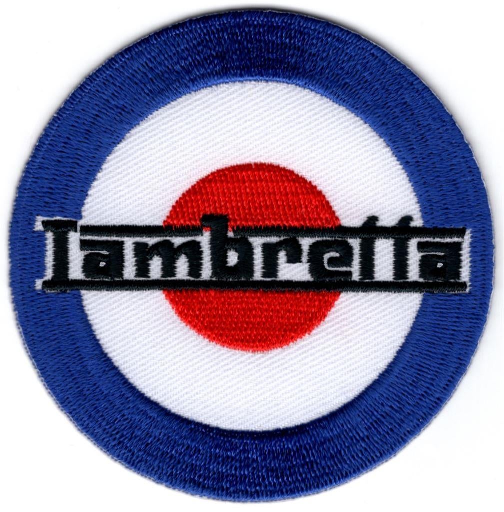 Lambretta stoffen opstrijk patch embleem #1, Motoren, Verzenden, Nieuw