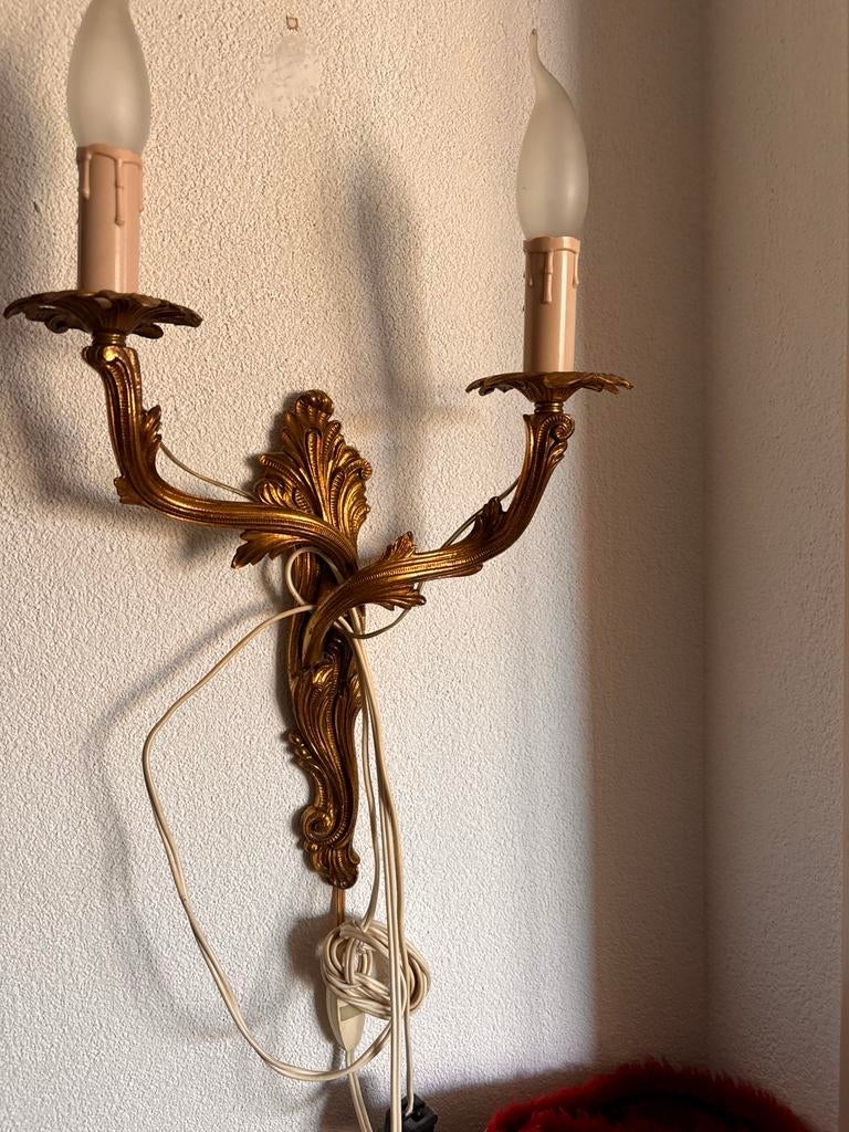 Franse antieke wandlamp,, Ophalen, Zo goed als nieuw