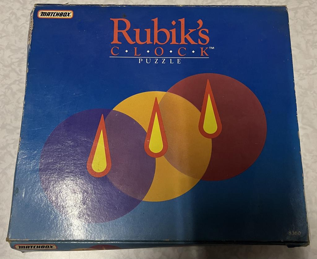 Rubik's Clock Puzzle van 1988., Hobby & Loisirs créatifs, Sport cérébral & Puzzles, Enlèvement ou Envoi, Utilisé, Rubik's Cube ou Puzzle 3D