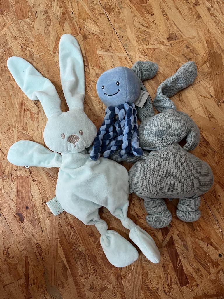 Set van 3 knuffels van het merk Nattou, Kinderen en Baby's, Ophalen