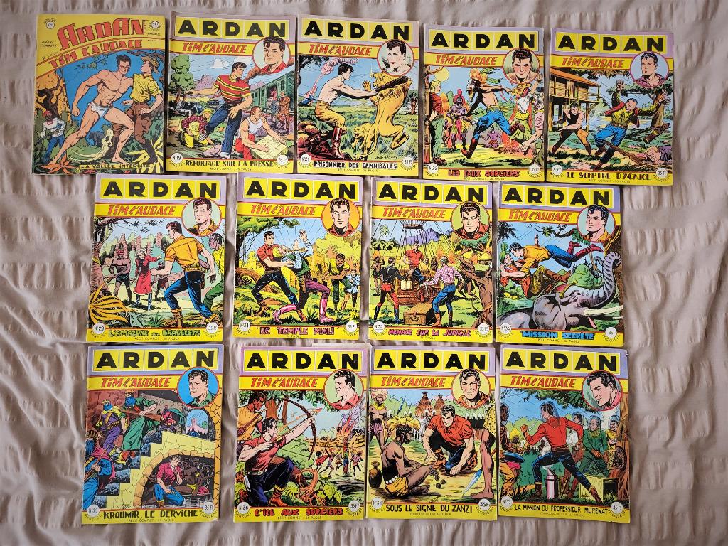 lot BD Ardan 1re série, Livres, BD, Comme neuf, Plusieurs BD, Envoi