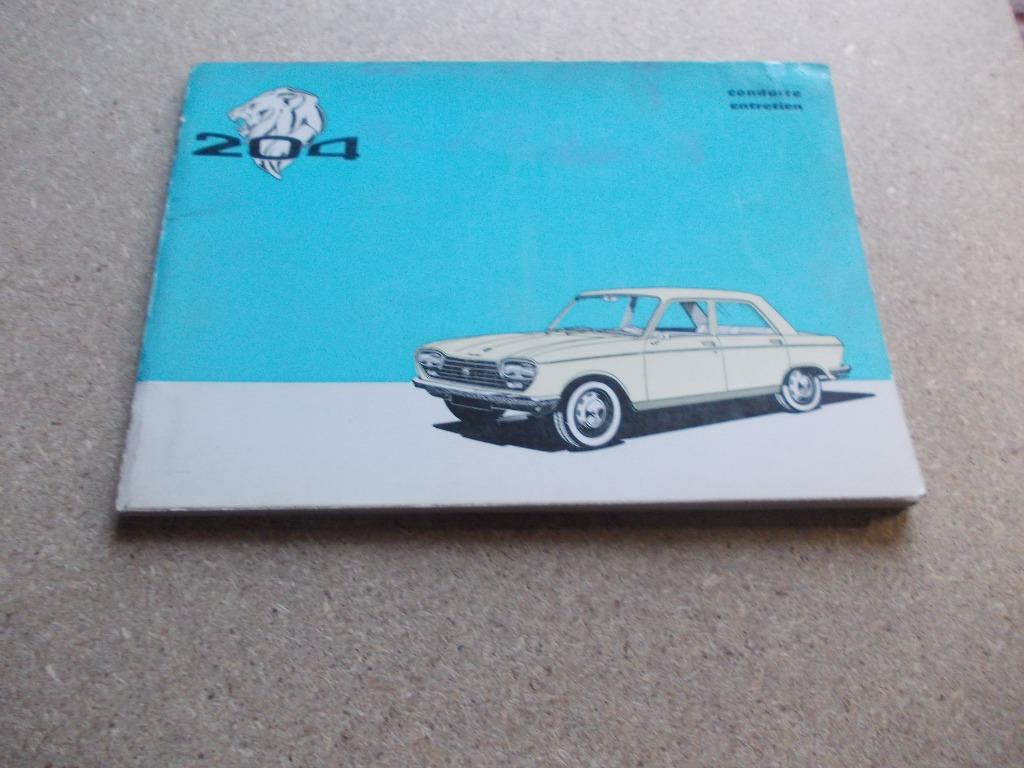 MANUEL CONDUITE ENTRETIEN PEUGEOT 204 1974, Autos : Divers, Modes d'emploi & Notices d'utilisation, Enlèvement ou Envoi