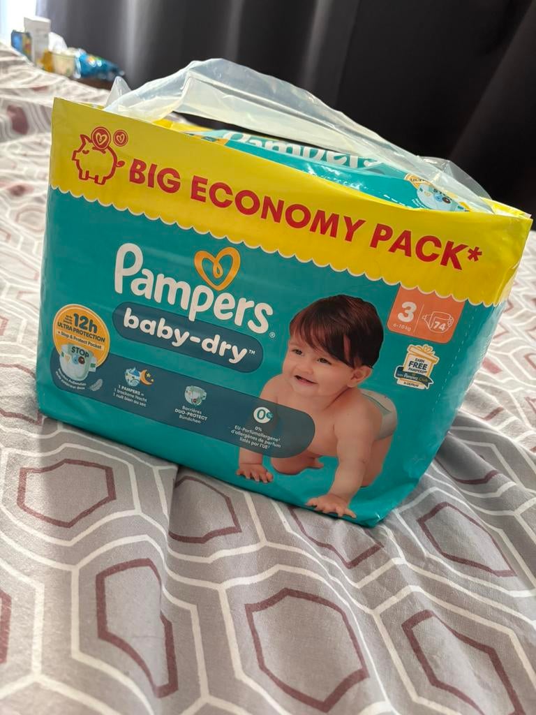 Pampers maat 3, Overige typen, Nieuw, Standaard, Ophalen