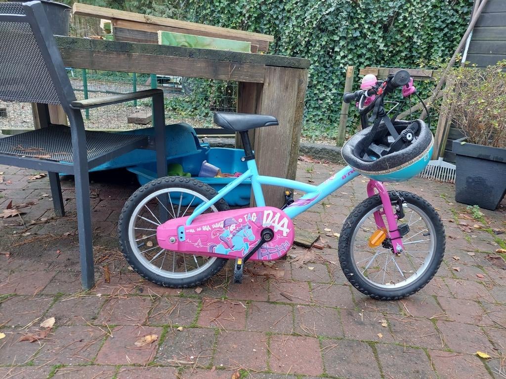 Kinderfiets b-twin, Ophalen, Zo goed als nieuw