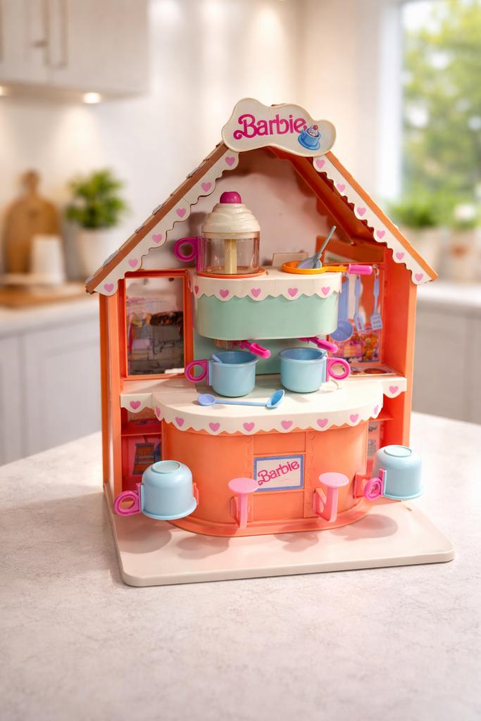 Chalet à glaces et desserts Vintage Barbie, Enlèvement ou Envoi, Utilisé, Barbie