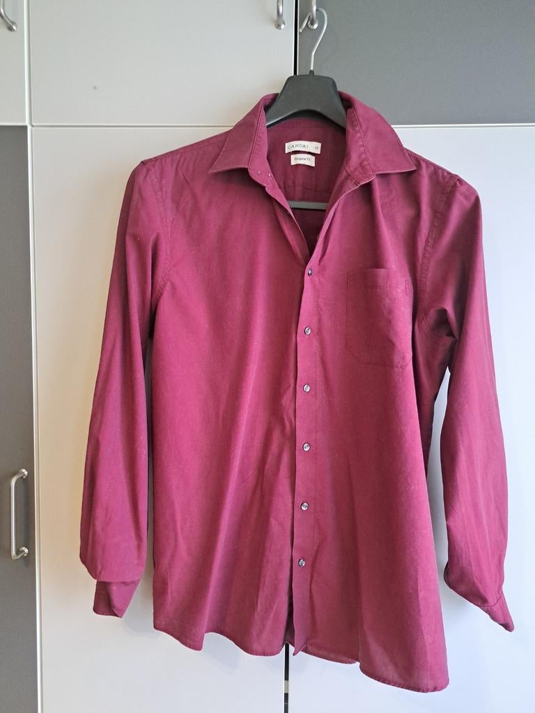 3 overhemden voor heren maat 42, Kleding | Heren, Overhemden, Ophalen of Verzenden, Zo goed als nieuw, Wit