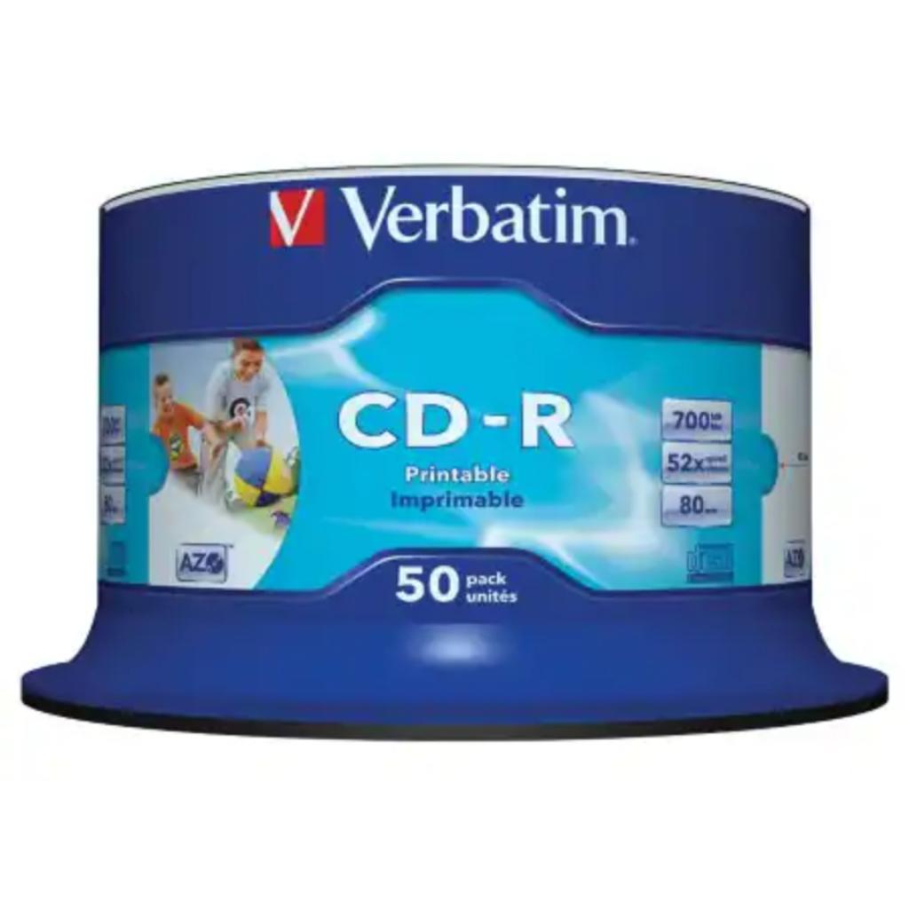 Nieuw! Verbatim CD-R (43438), Ophalen, Op spindel, Cd, Nieuw
