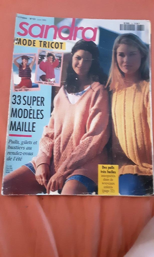 Livre de tricot sandra no 131, Hobby & Loisirs créatifs, Enlèvement ou Envoi, Utilisé, Tricot, Patron ou Livre