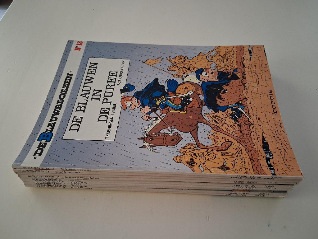 Reeks strips  De Blauwbloezen, Ophalen of Verzenden