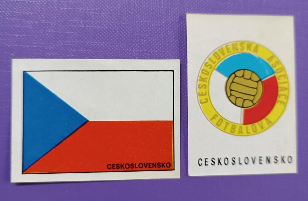 Panini stickers vlag/badge WORLD CUP MEXICO 70 CESKOSL., Verzenden