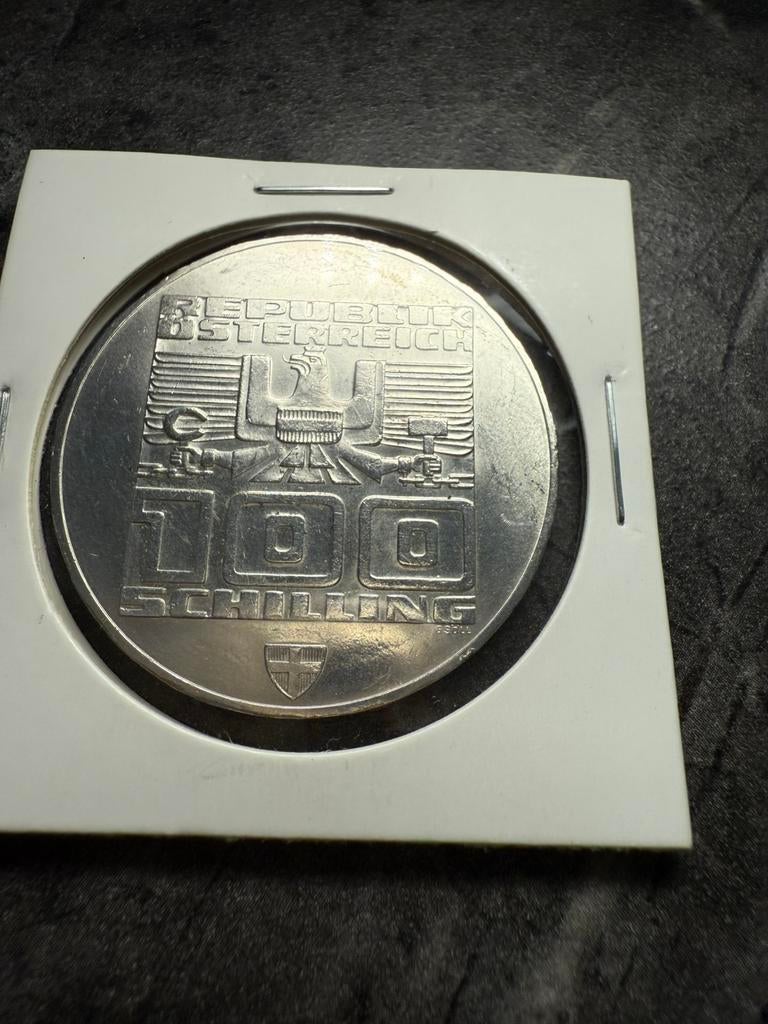 100 schilling 1976 - Oostenrijk, Verzenden, Oostenrijk, Losse munt, Zilver