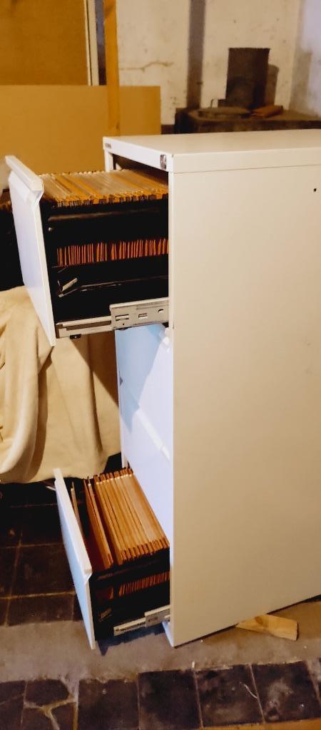 Ijzeren ladenkast, 3 of 4 laden, Ophalen, Gebruikt, Metaal