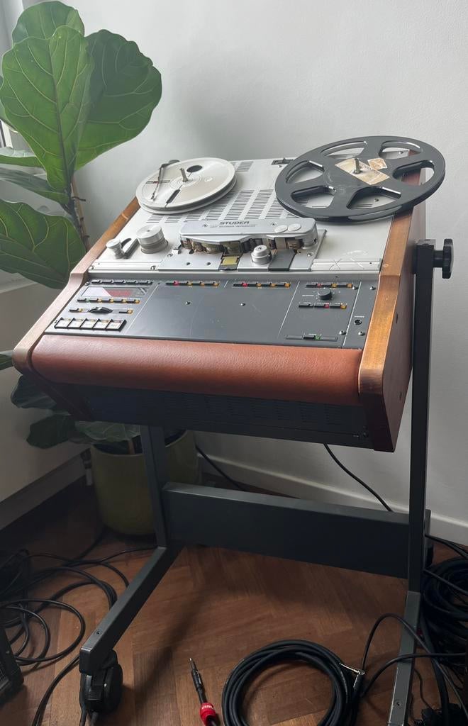 Studer A807 mk2 taperecorder, Ophalen, Bandrecorder