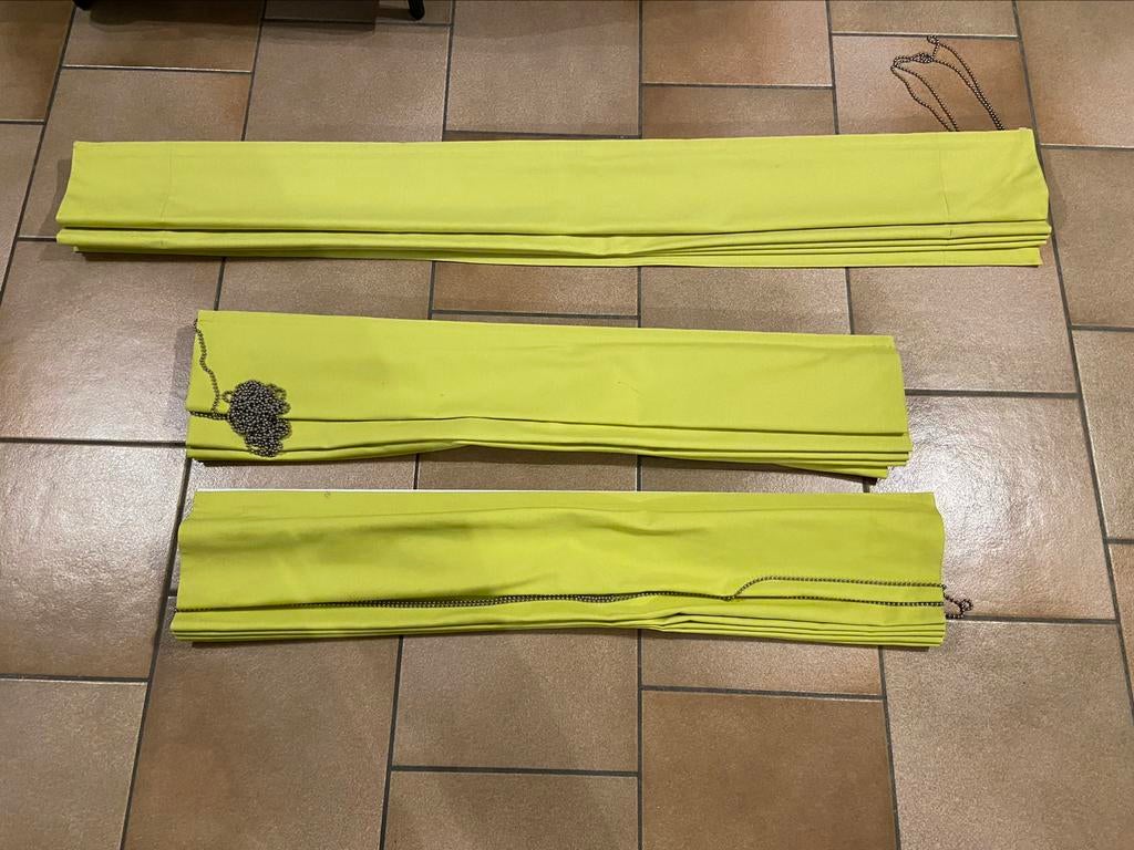 Stores bateaux verts lime, Utilisé