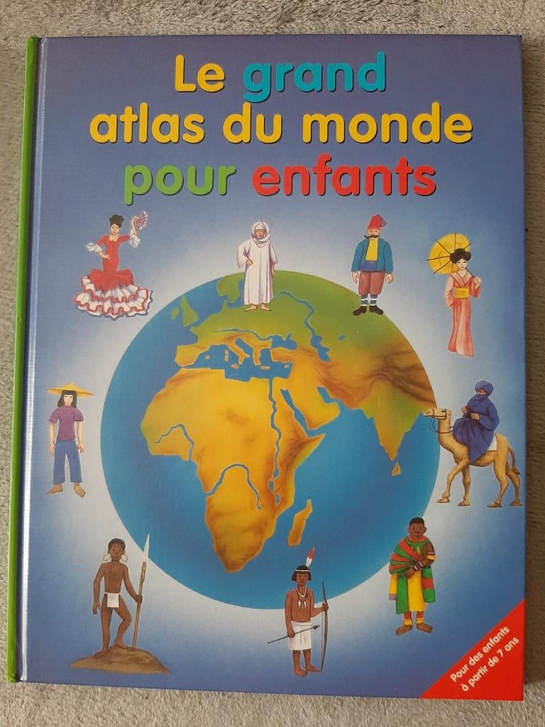 Le grand atlas du monde pour les enfants, Livres, Enlèvement ou Envoi, Comme neuf