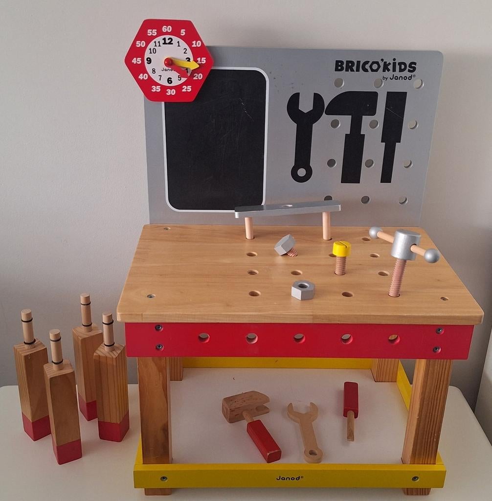 Etabli en bois évolutif pour enfants, Enfants & Bébés, Enlèvement, Comme neuf, Meuble ou Kitchenette