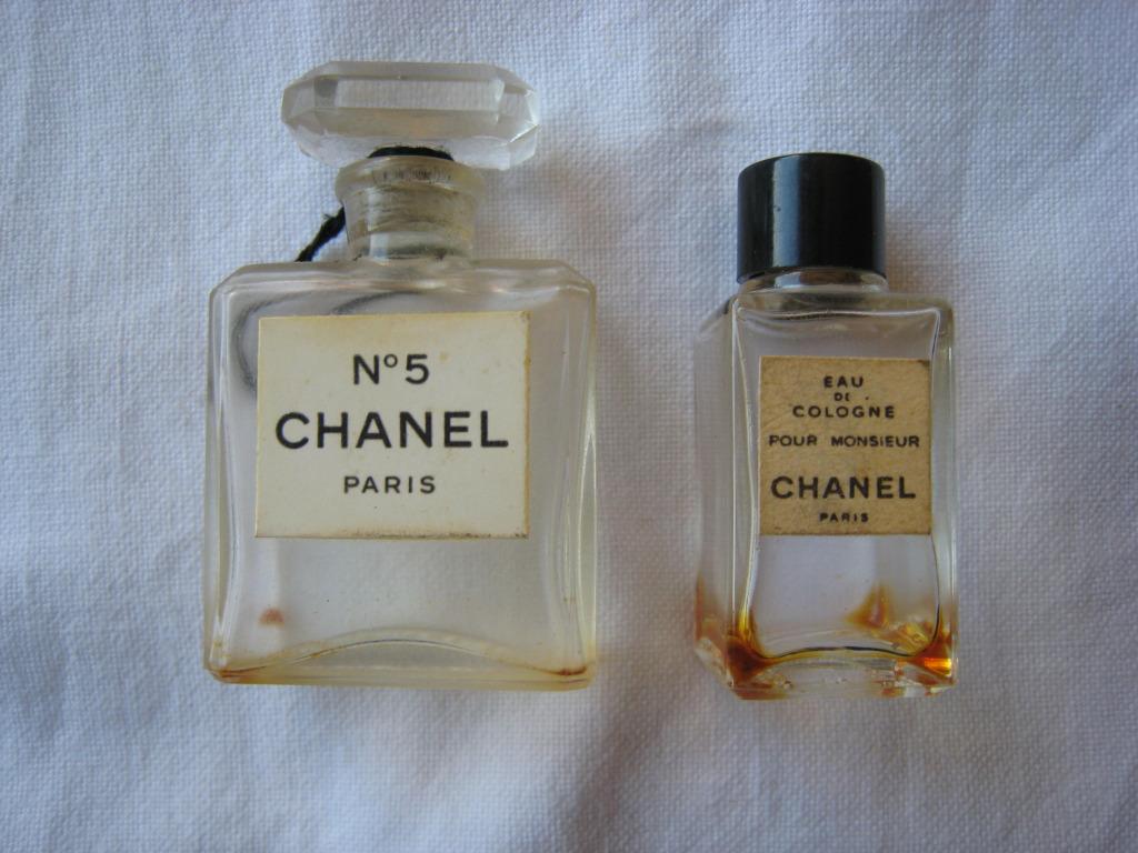2 flacons miniatures Chanel vides, Collections, Envoi, Utilisé, Miniature