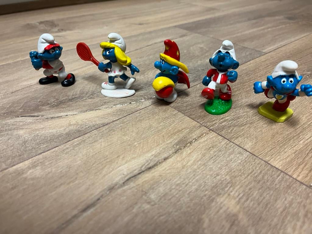 Smurfen figuren jaren 90 silan en gb, Ophalen, Gebruikt