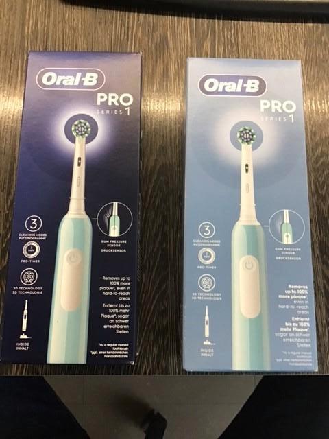 brosse à dents oral B pro série 1 électrique neuve, Enlèvement ou Envoi, Neuf, Brosse à dents