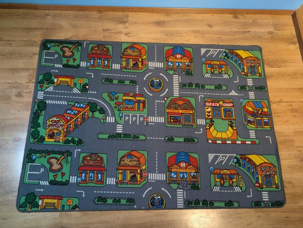 Tapis jeu petites voitures, Enlèvement