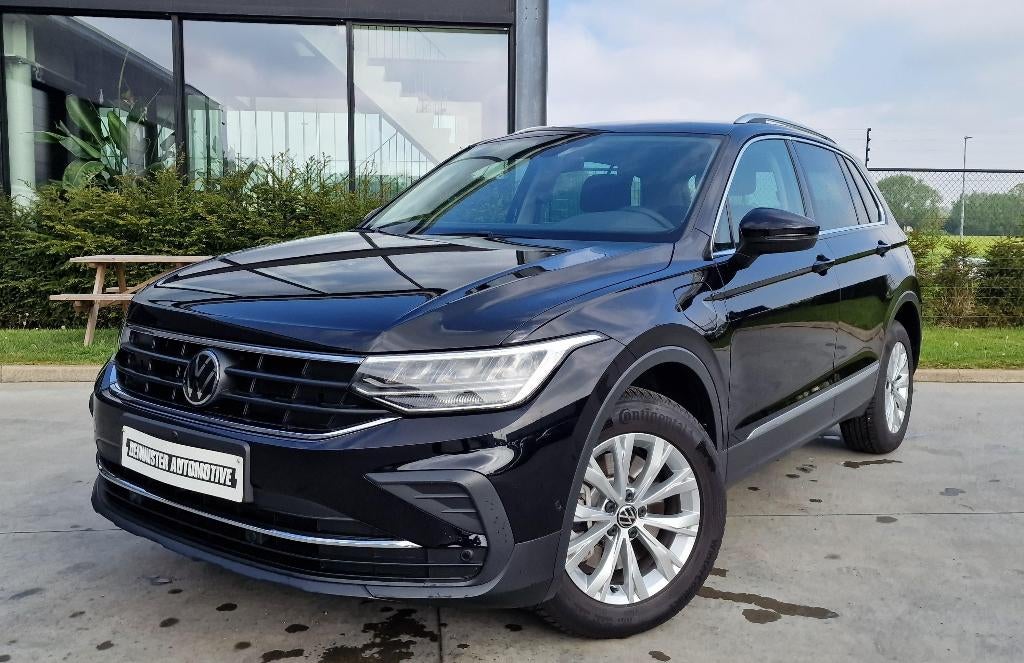 Volkswagen Tiguan 1.4 Hybrid/Automaat/Carplay/360/Trekhaak, Automaat, Stof, Zwart, 31 g/km