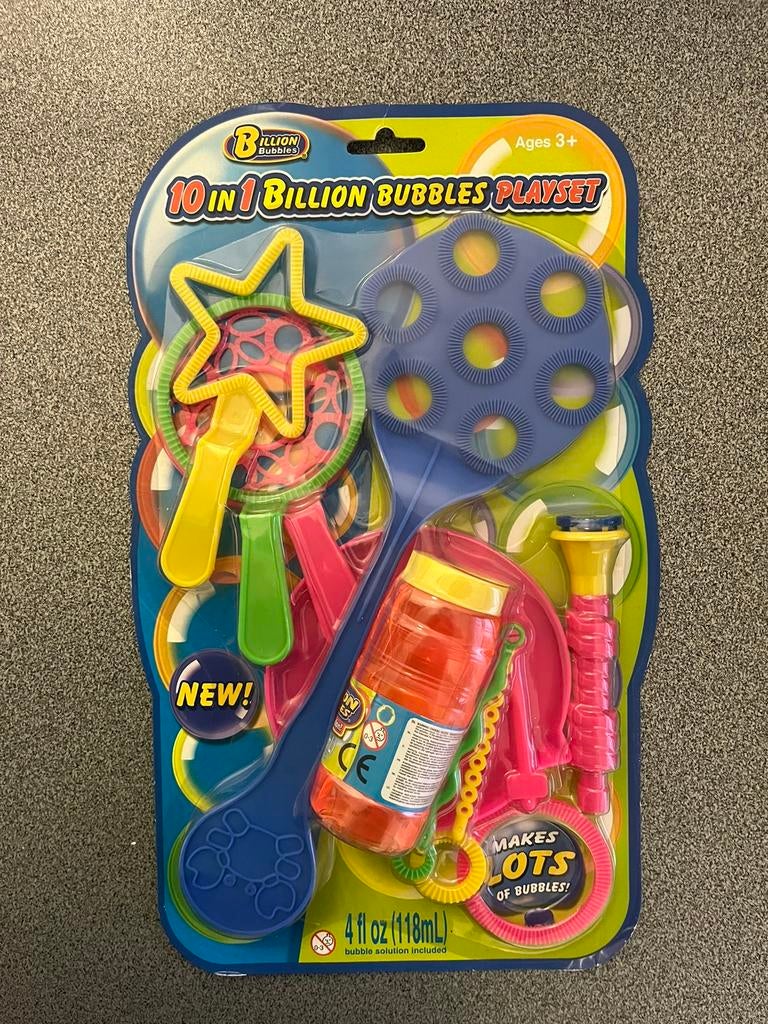 10 in 1 bellenblaas set, Enlèvement ou Envoi, Neuf