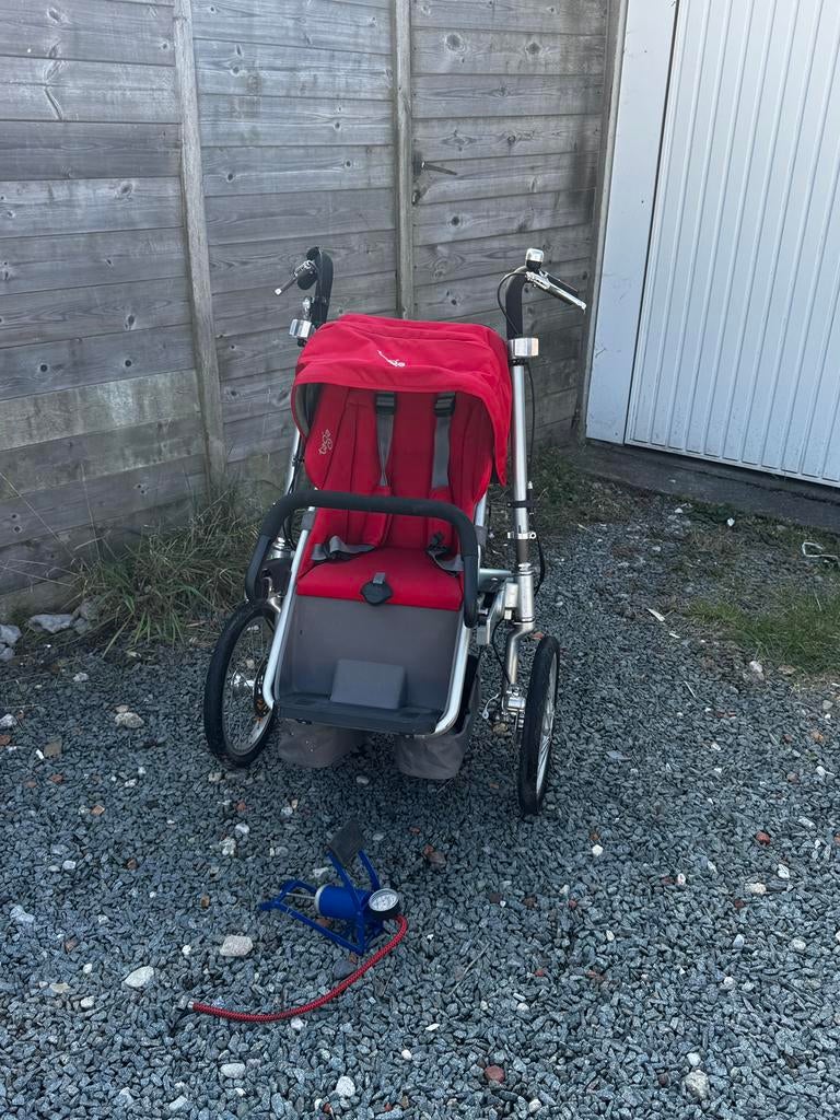 Taga 2010 bakfiets/ buggy Rood, Fietsen en Brommers, Fietsen | Bakfietsen, Zo goed als nieuw, Overige merken, 1 kind, Ophalen