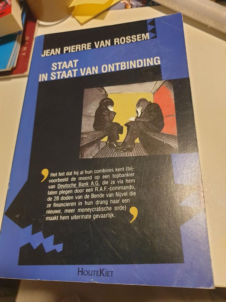 JEAN PIERRE VAN ROSSEM : IN STAAT VAN ONTBINDING GESIGNEERD!, Enlèvement ou Envoi, Comme neuf, Société, Jp van rossem