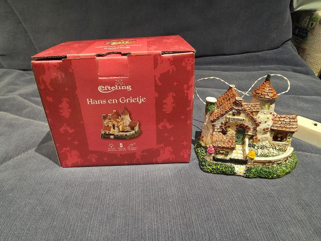 Efteling beeldje Hans & Grietje inclusief verlichting, Enlèvement ou Envoi, Neuf