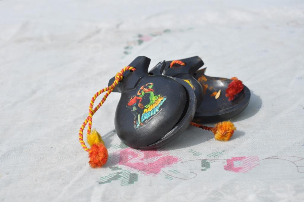 paire de castagnette noire, Enlèvement ou Envoi