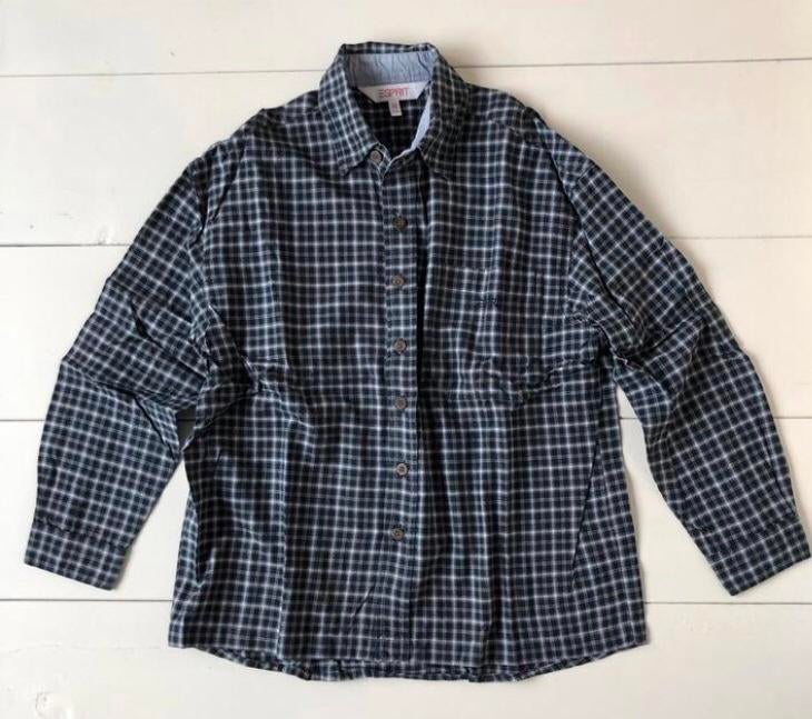 geruit hemd Esprit 8-9 j 128 134, Kinderen en Baby's, Kinderkleding | Maat 128, Gebruikt, Overhemd of Blouse, Ophalen of Verzenden