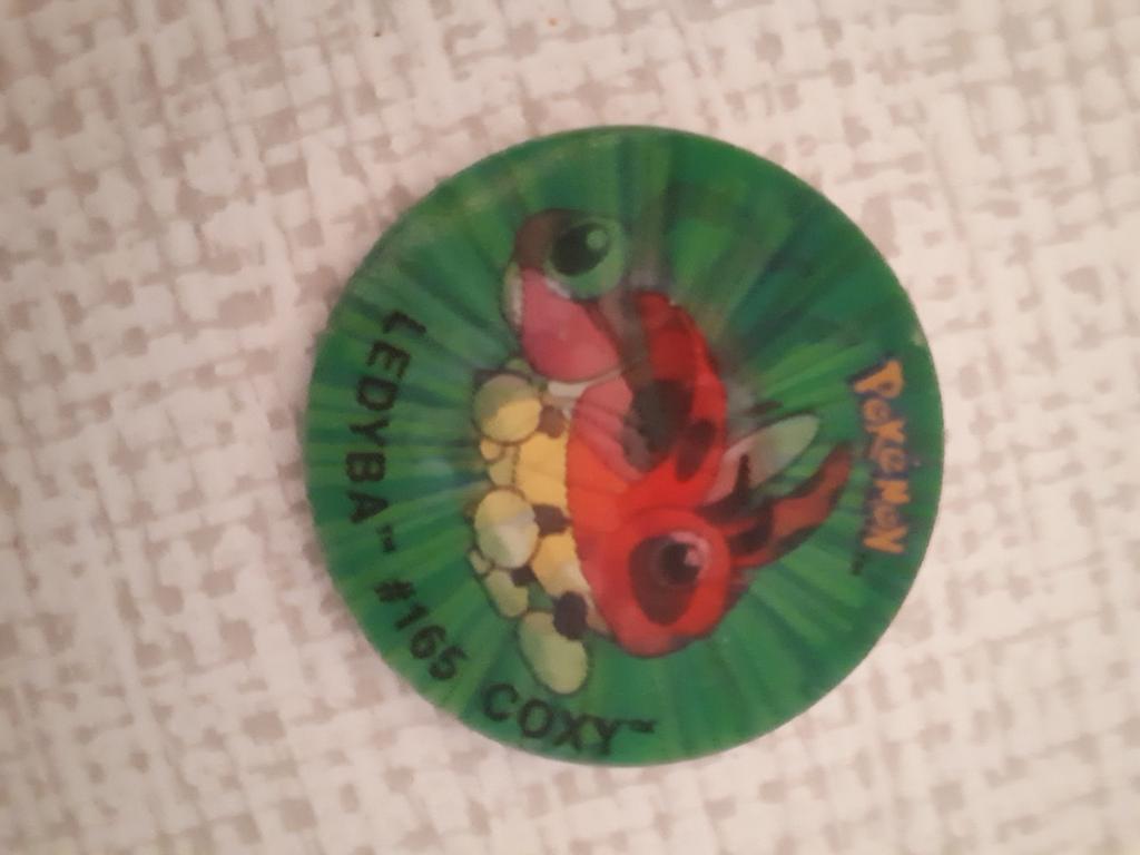Pokemon flippo Ledyba 165 Coxy NR 18, Verzamelen, Flippo's, Ophalen of Verzenden, Losse flippo's