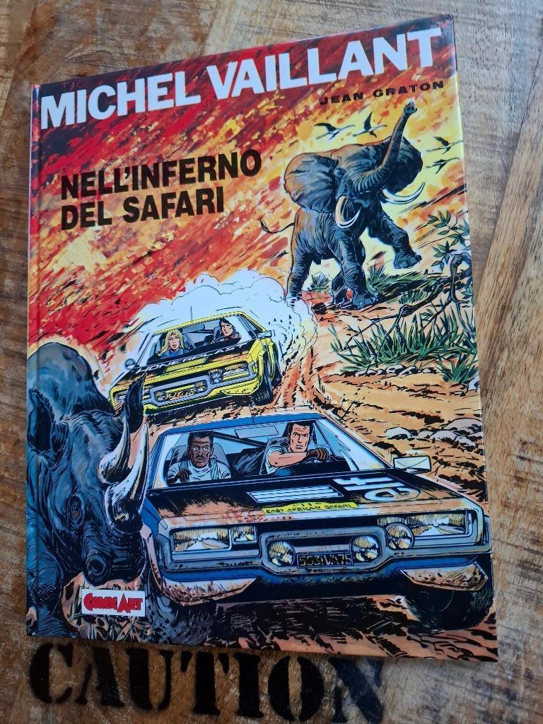 Livre BD MICHEL VAILLANT NELL'INFERNO DEL SAFARI GRATON Comi, Eén stripboek, Ophalen of Verzenden, Nieuw, Jean Graton