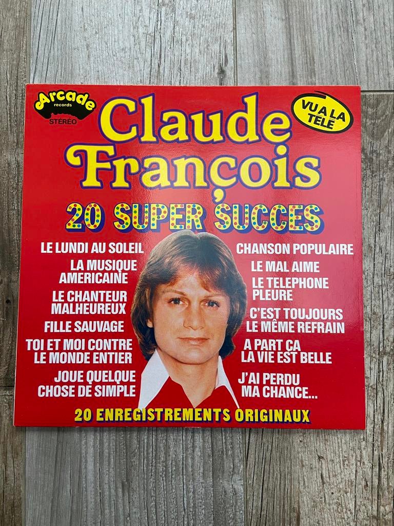 LP Claude François/ 20 super succes, Ophalen of Verzenden, Gebruikt
