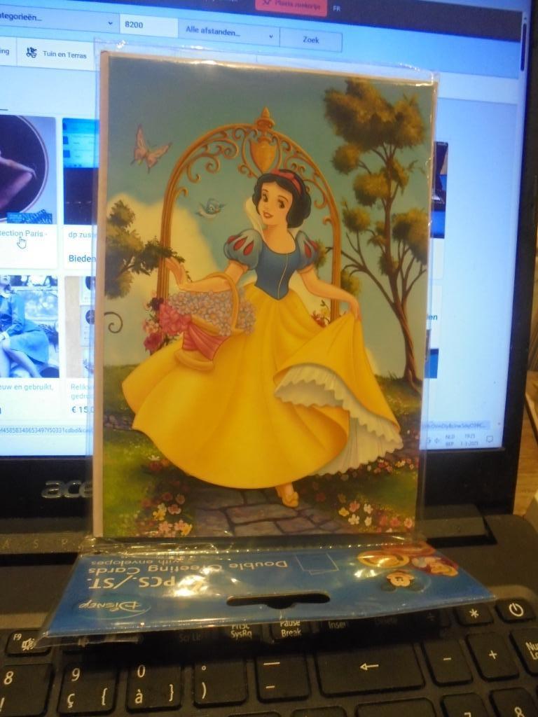 Disney kaarten, Ophalen of Verzenden, Nieuw, Papier, Kaart of Schrift