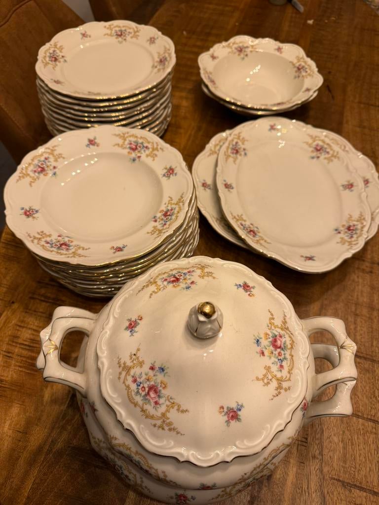 Service de vaisselle Winterling Bavaria – vintage, Antiquités & Art, Antiquités | Services (vaisselle) complet, Enlèvement ou Envoi