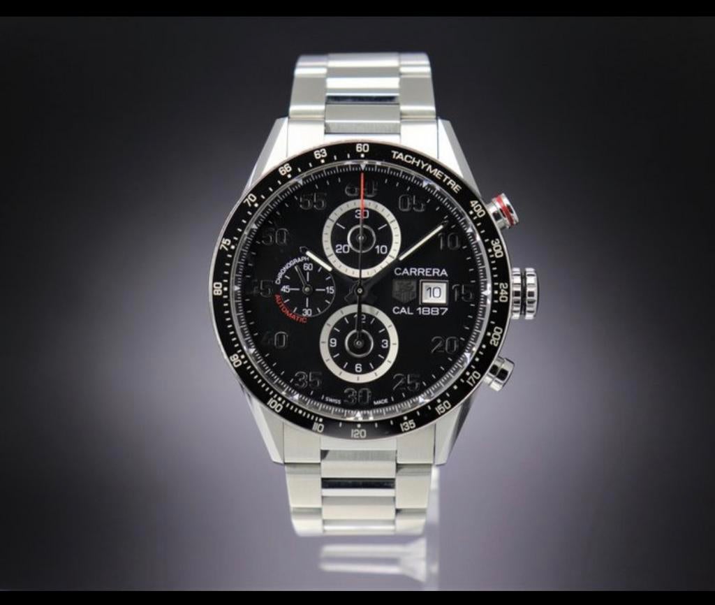 TAG Heuer Automatique Carrera 1887, Montre-bracelet, Enlèvement ou Envoi, TAG Heuer, Acier