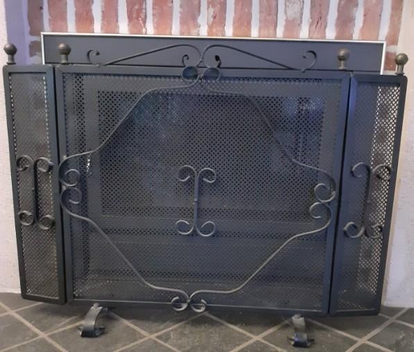 haardscherm, Ophalen, Zo goed als nieuw, Vrijstaande haard