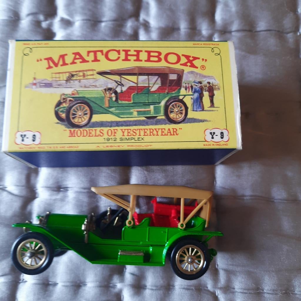 MATCHBOX MOYY Y-9 :SIMPLEX 1912*VINTAGE*NEW*, Ophalen, Nieuw, Auto, Matchbox