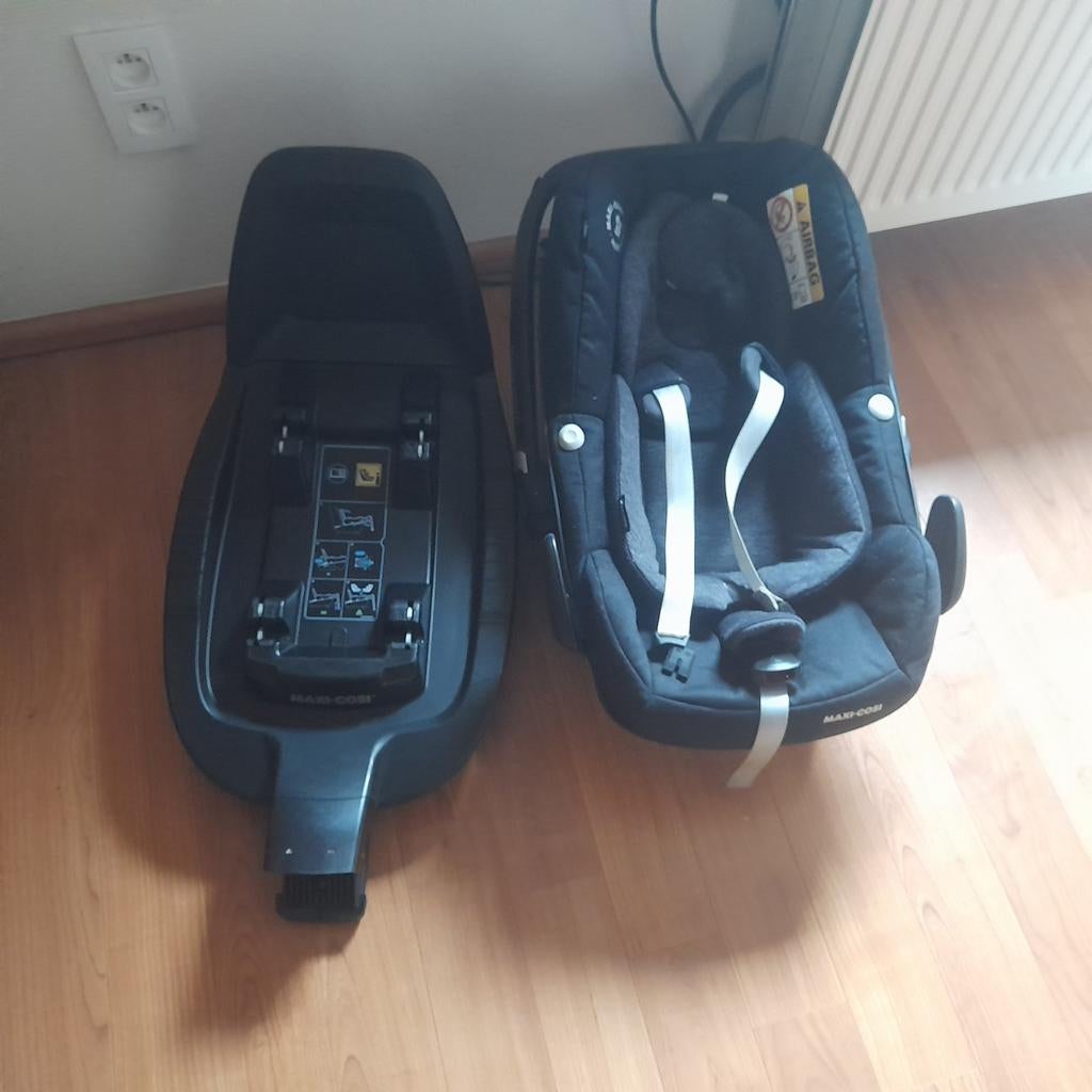 Maxi-Cosi Pebble Pro + FamilyFix 2 ISOFIX – zeer goede staat, Kinderen en Baby's, Ophalen, Maxi-Cosi, Isofix