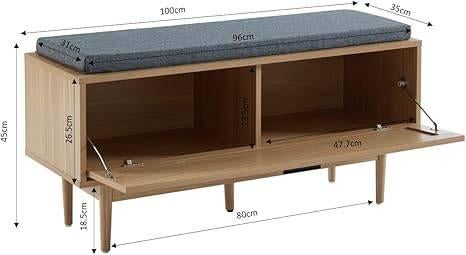 BAÏTA | banc à chaussures | rotin | LIVRAISON GRATUITE, Maison & Meubles, Neuf, BAITA, -, -